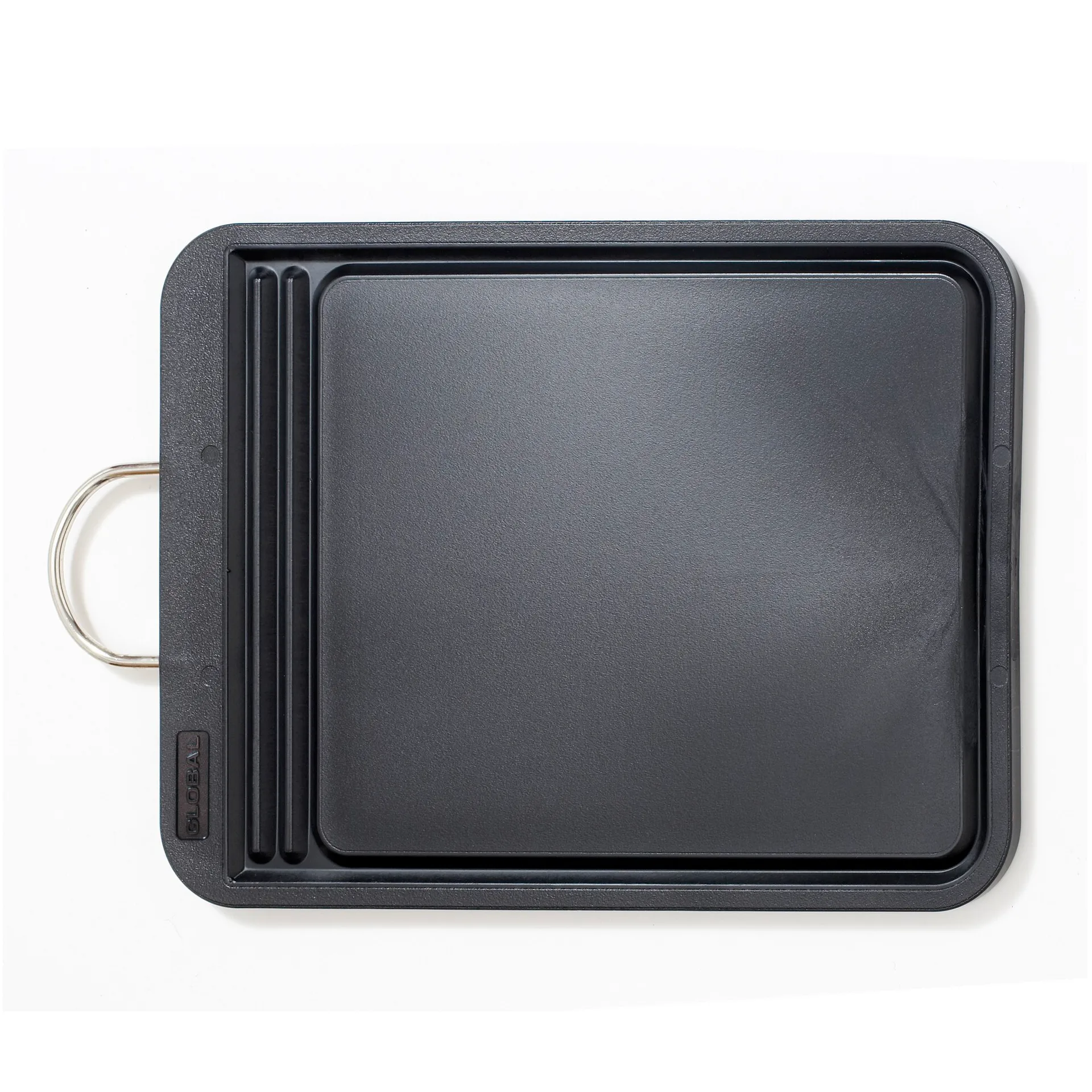 Global G-1005 skärbräda stor 26,5x36,5 cm, Svart plast Global