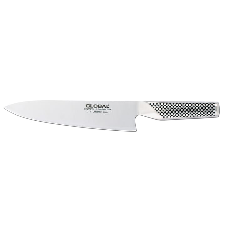 Global G-2 kockkniv 20 cm - Rostfritt stål - Global