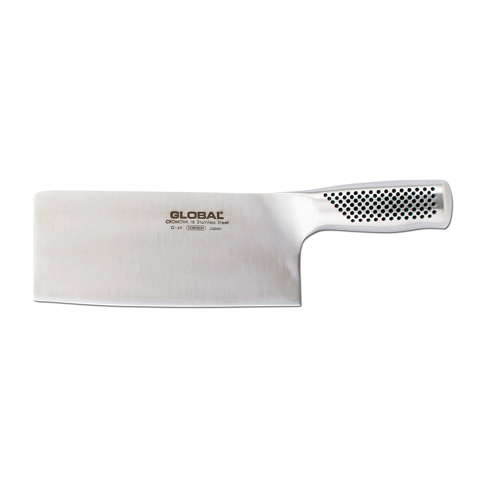 Global G-49 Kinesisk hacka 18 cm, Rostfritt stål