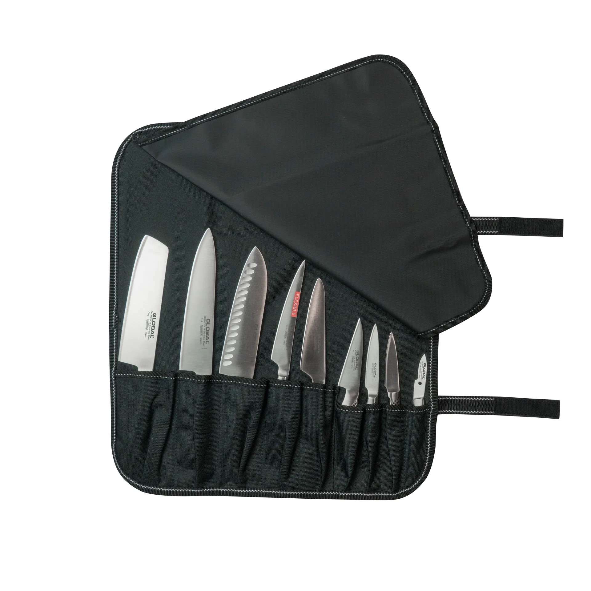 Global G-666 Knivrulle, 9 fickor Global