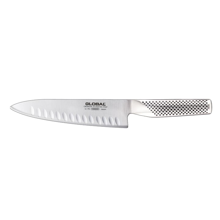 Global G-78 kockkniv olivslipad 18 cm - Rostfritt stål - Global