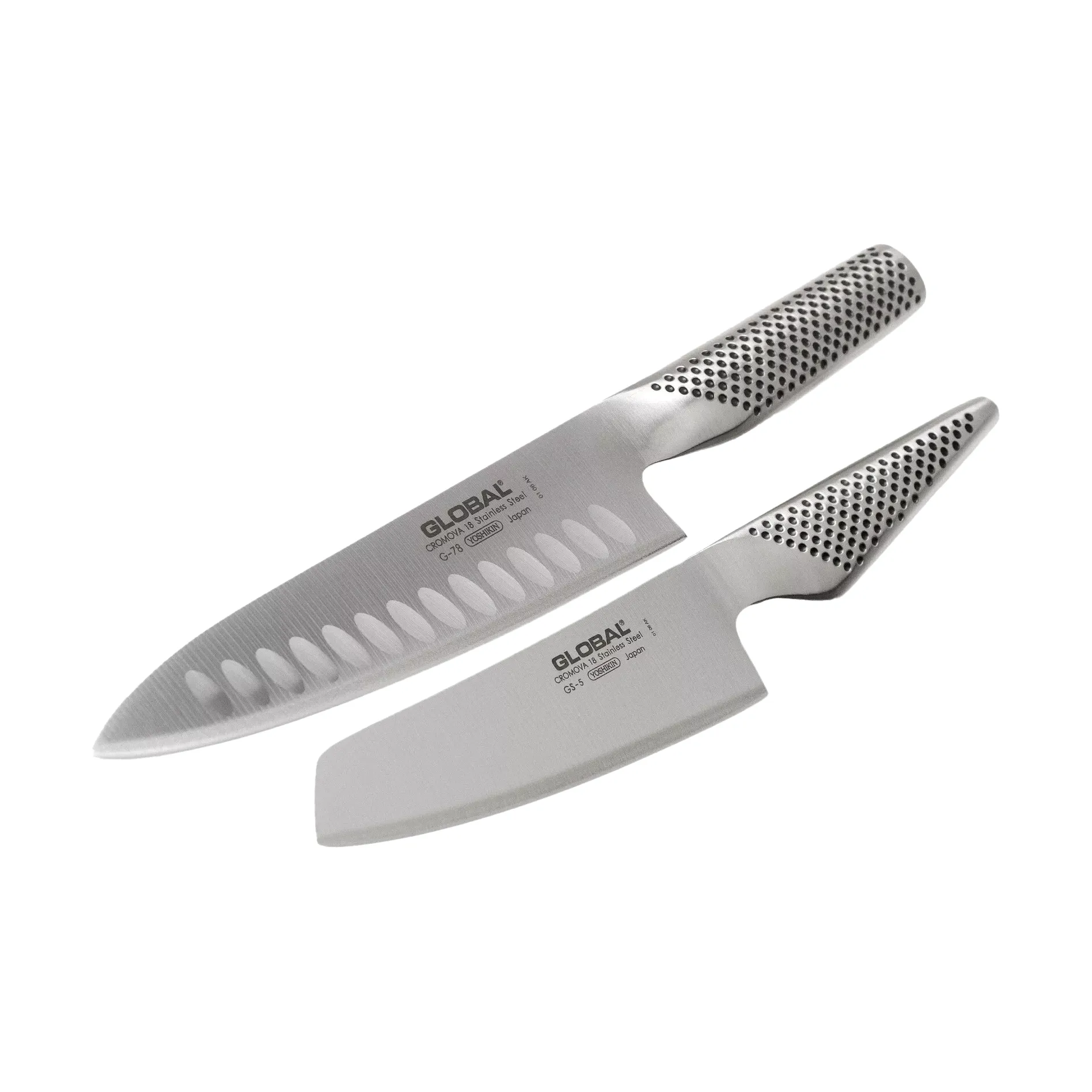Global G-7805 knivset 2 delar, Rostfritt stål Global