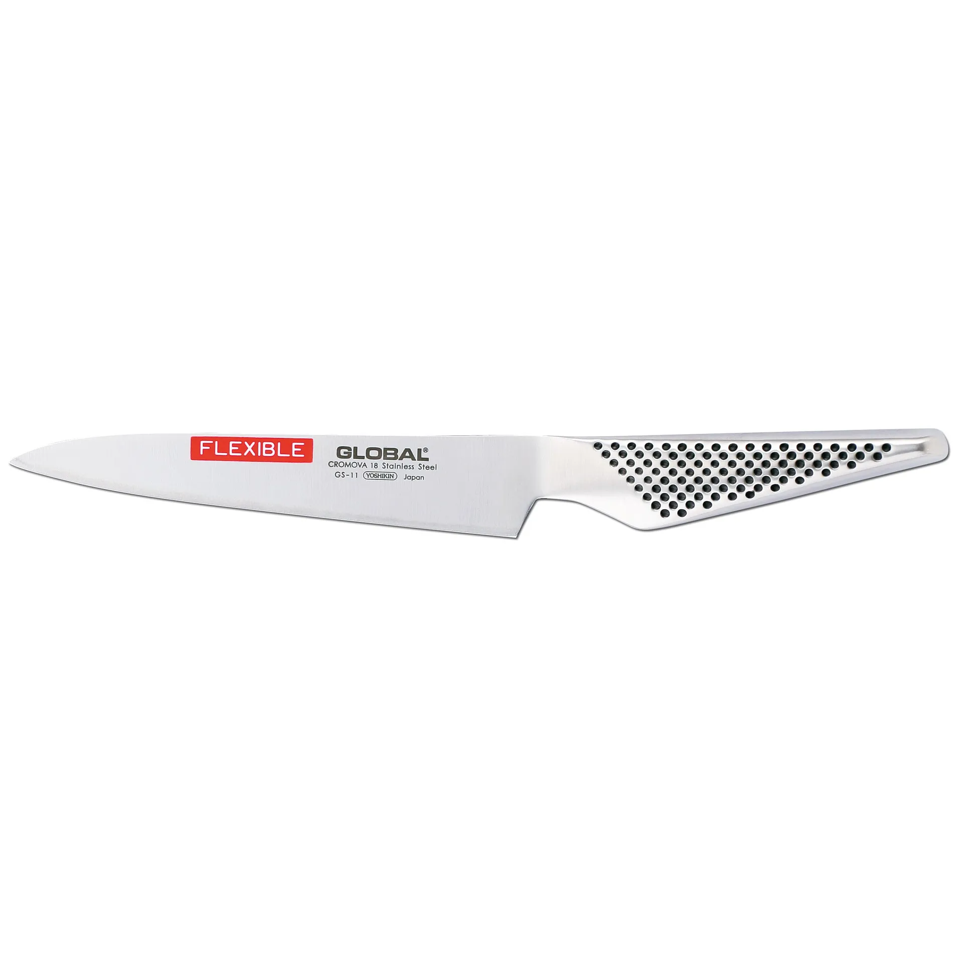 Global GS-11 allkniv 15 cm flexibel, Rostfritt stål Global