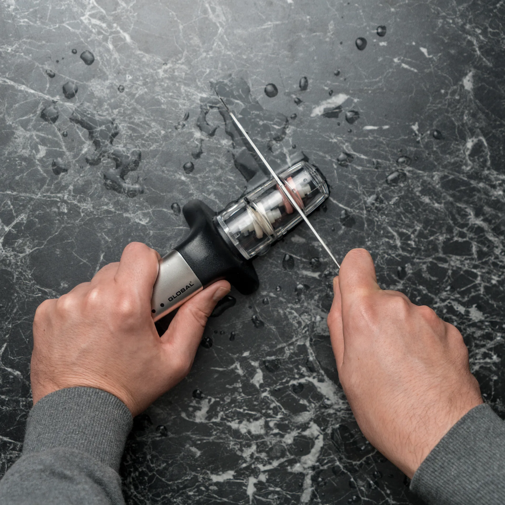 Global MinoSharp G-91/SB våtslip, Svart Global