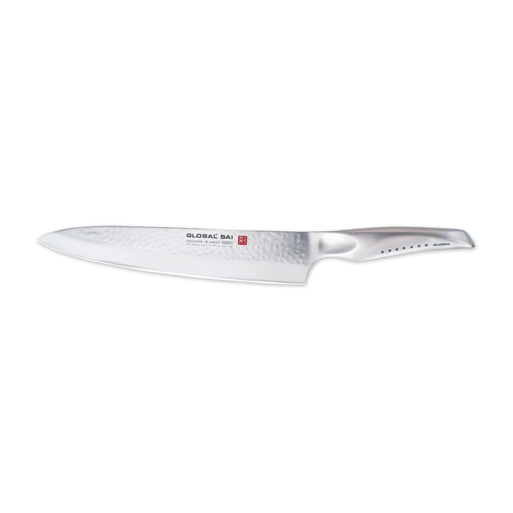 Global SAI-06 Kockkniv 25 cm - Rostfritt stål - Global