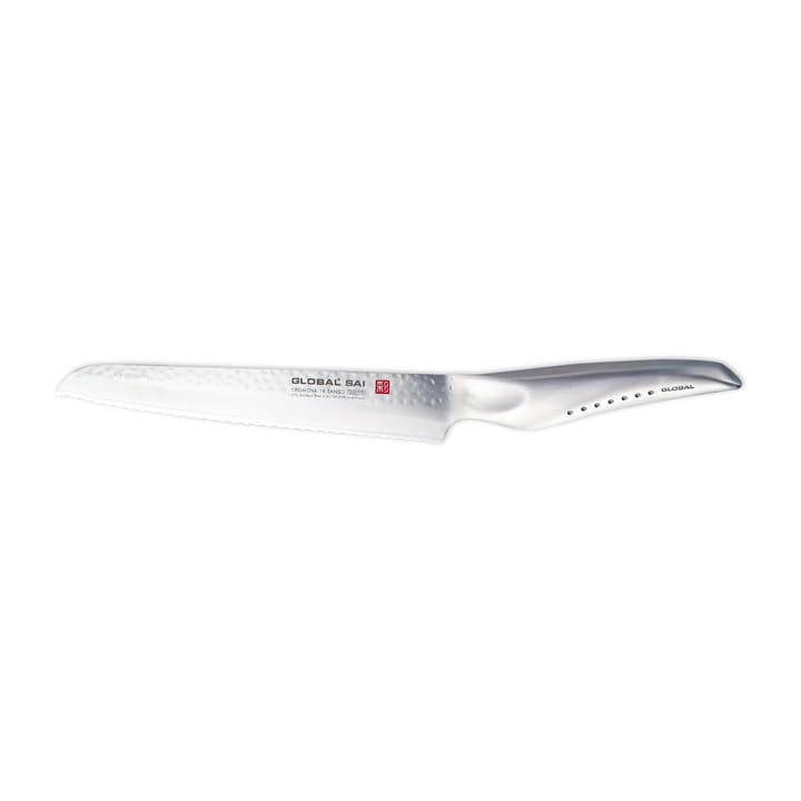 Global SAI-M04 Brödkniv 17 cm - Rostfritt stål - Global