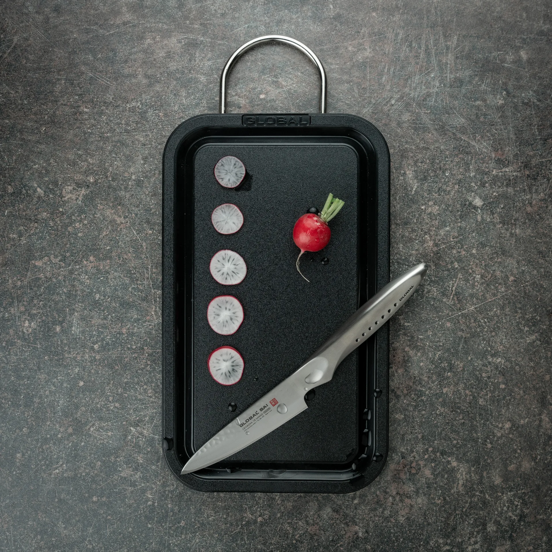 Global SAI-S02 Skalkniv 10 cm, rostfritt stål Global