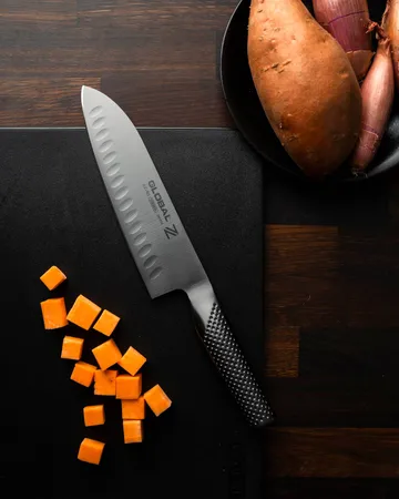 Global Z santokukniv - Olivslipad, DLC - Global