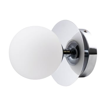 Globen Lighting Art Deco IP44 vägglampa/plafond Krom-vit