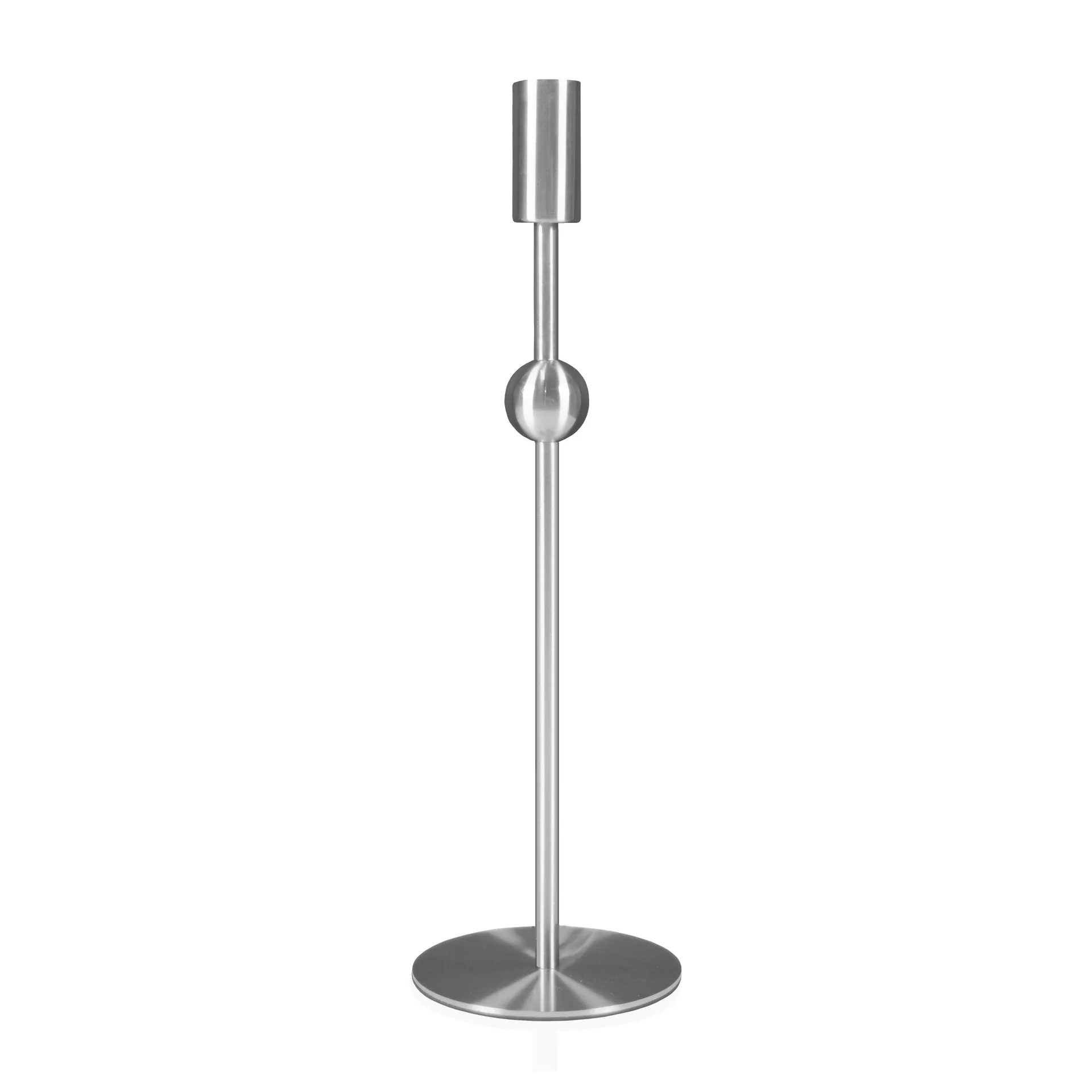 Astrid lampfot, borstat stål Globen Lighting