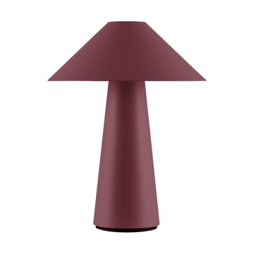 Globen Lighting Cannes portabel bordslampa Burgundy