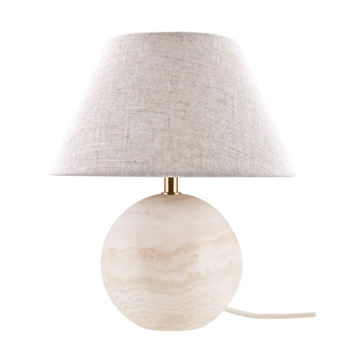 Castello 35 bordslampa - Beige travertine - Globen Lighting