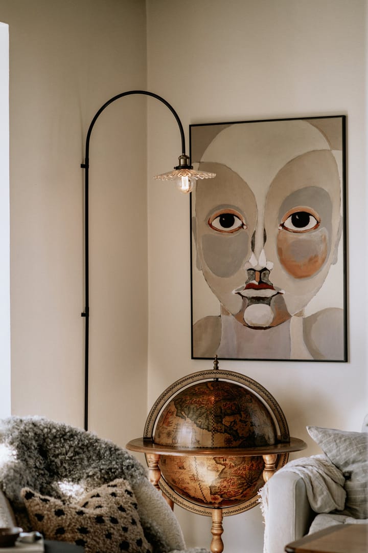 Cobbler vägglampa 150 cm, Klar Globen Lighting