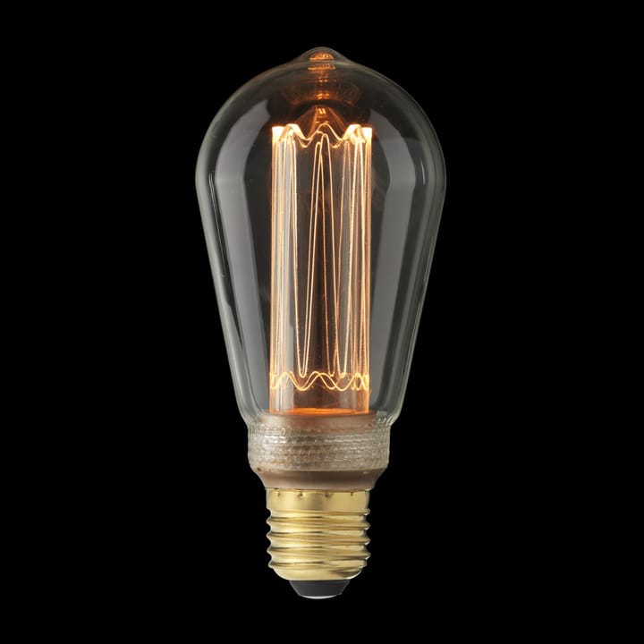 E27 LED laser filament glob dimbar, 6,4 cm, E27 Globen Lighting
