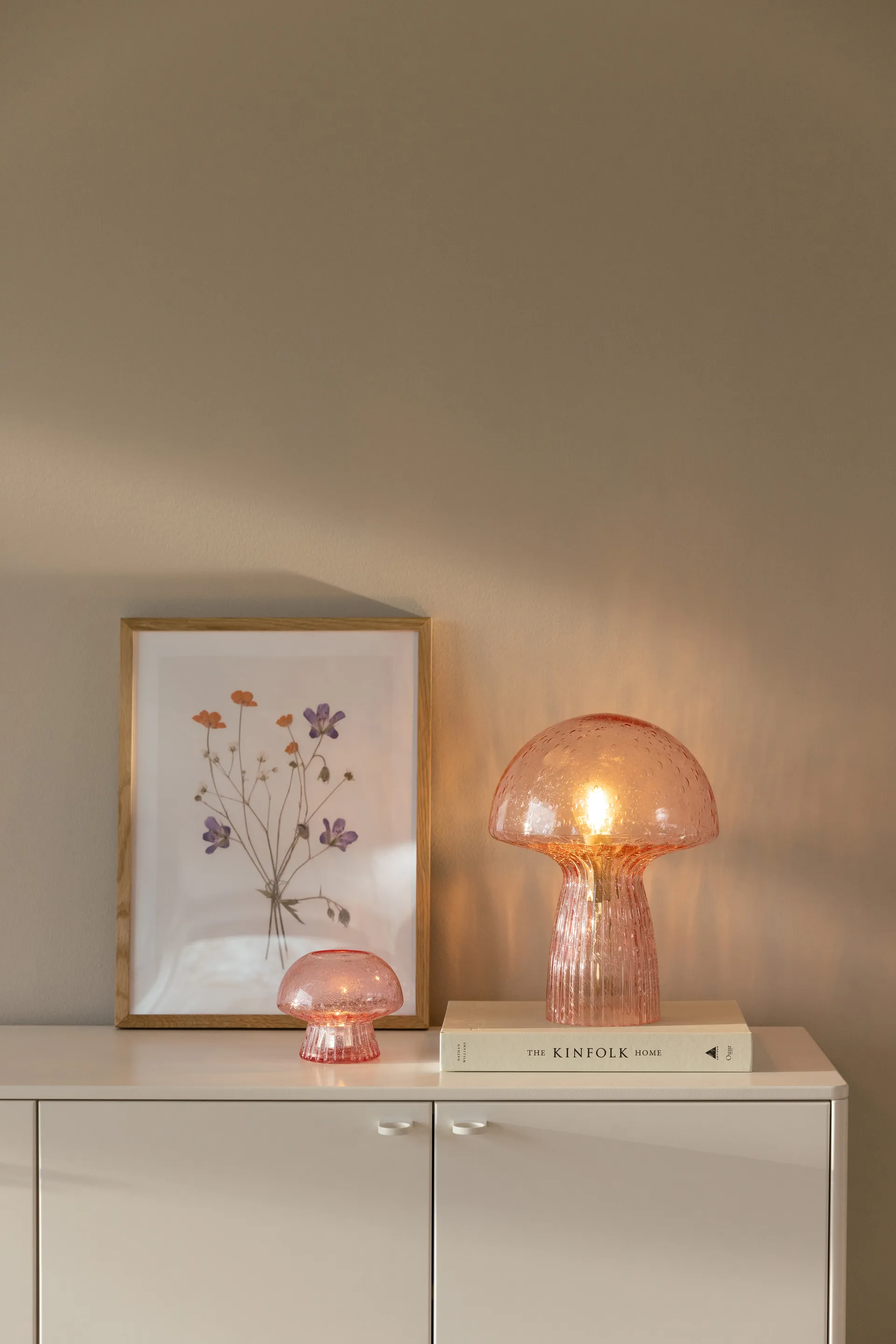 Fungo 12 värmeljushållare Special Edition, Rosa Globen Lighting