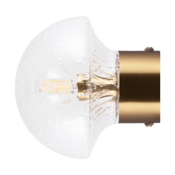 Globen Lighting Fungo plafond Ø16 cm Klar-borstad mässing