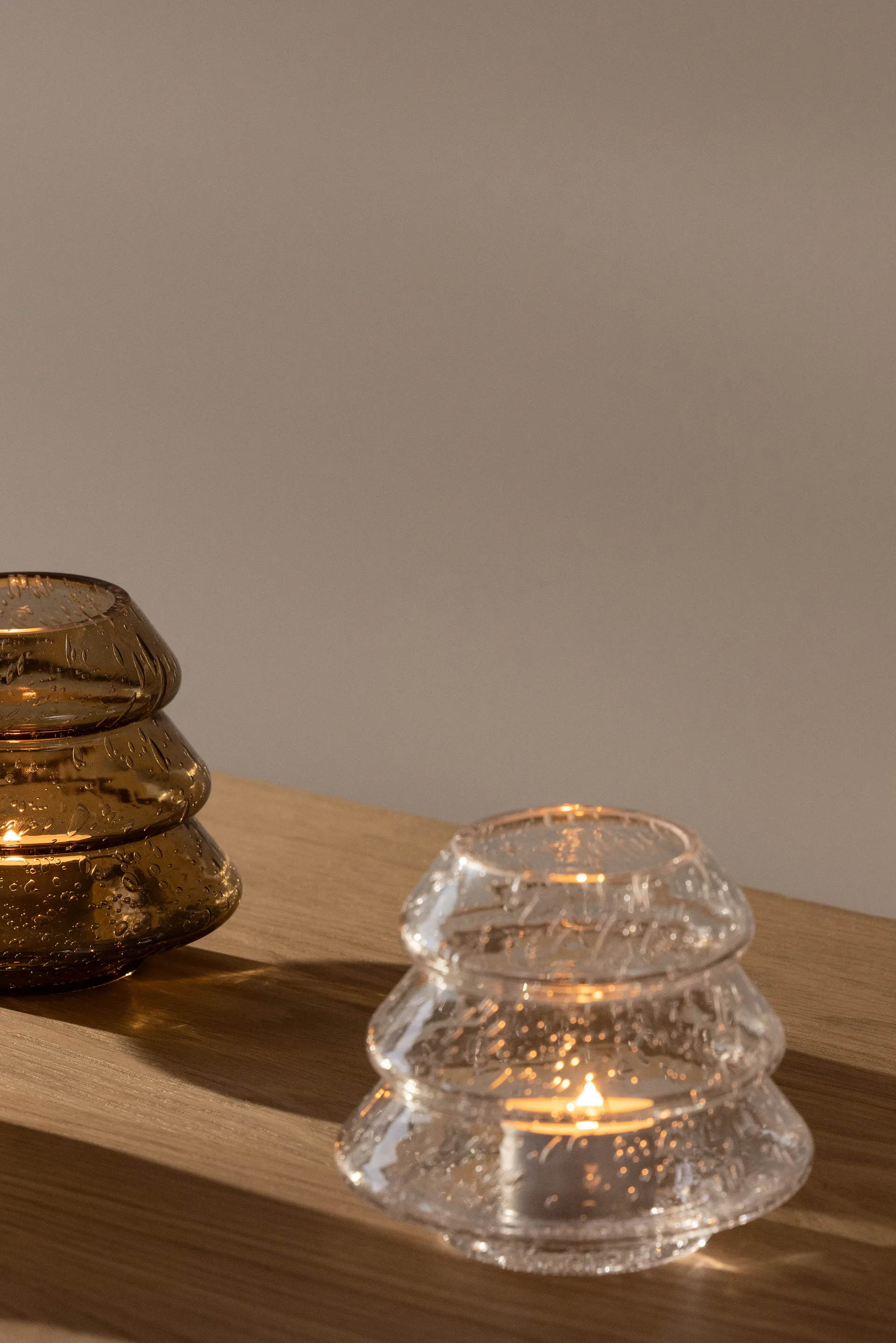 Gran 12 värmeljushållare, Klar Globen Lighting