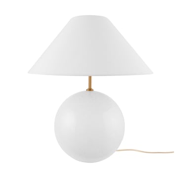 Läs mer om Globen Lighting Iris 35 bordslampa 39 cm Vit