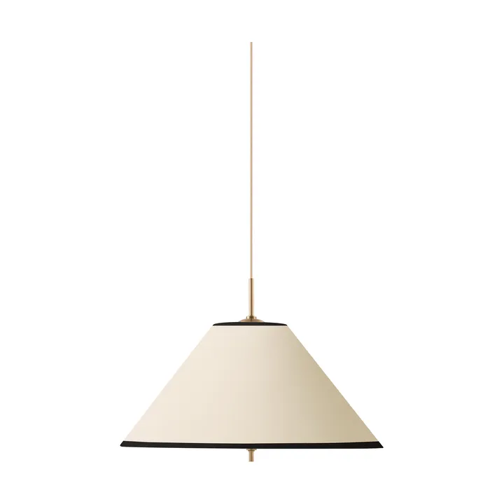 Iris pendel  50 - Creme-noir (vit-guldfärgad) - Globen Lighting