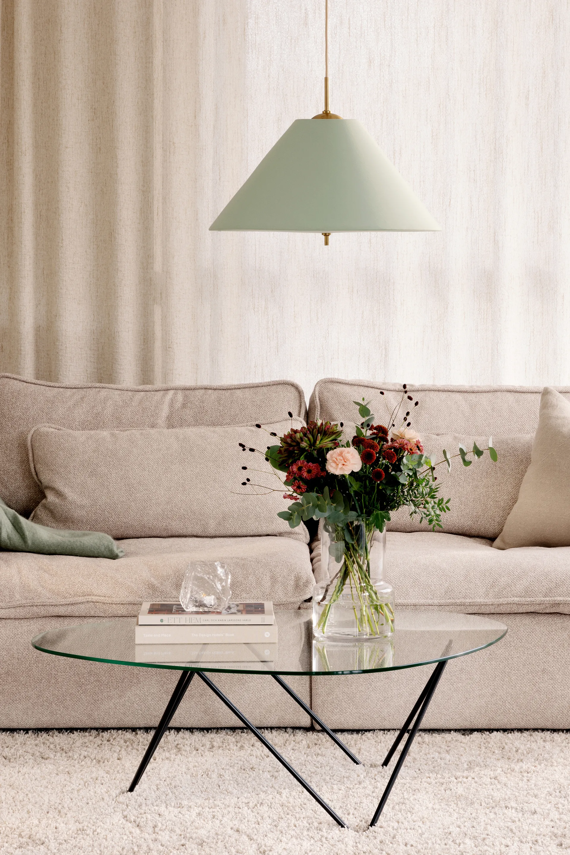 Iris pendel  50, Grön Globen Lighting