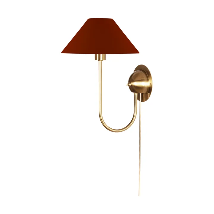 Iris vägglampa - Burgundy - Globen Lighting