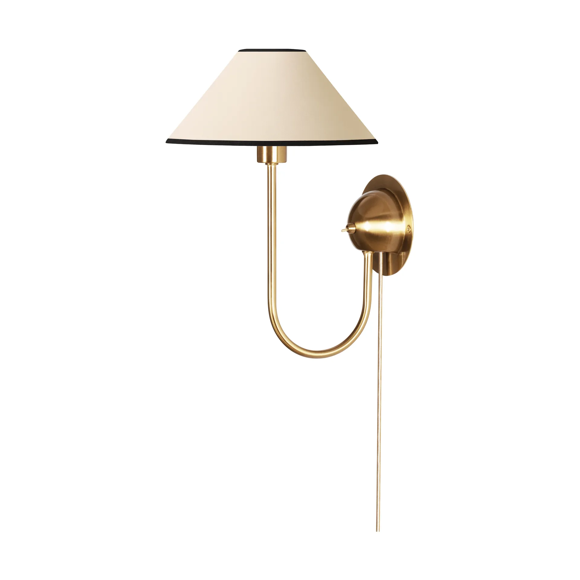 Iris vägglampa, Creme-noir Globen Lighting