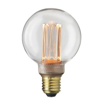 Läs mer om Globen Lighting Ljuskälla E27 Laser LED filament glob Klar