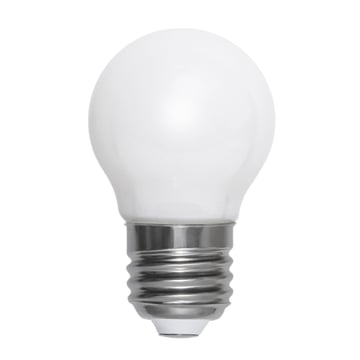 Läs mer om Globen Lighting Ljuskälla E27 LED filament glob opal 45 mm 5W