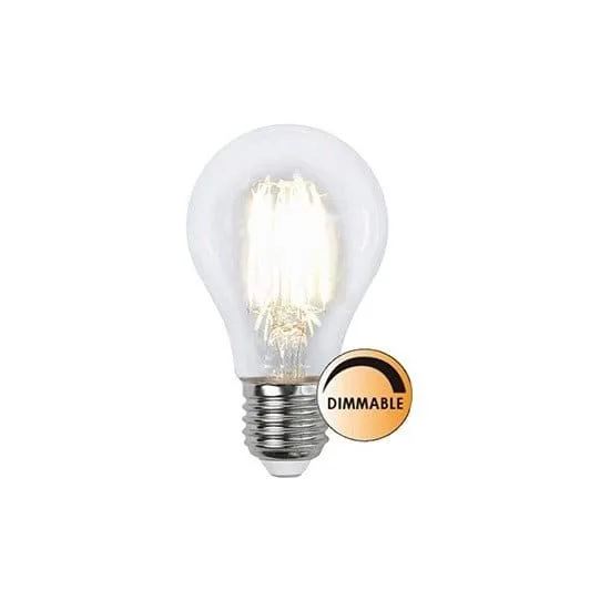 Ljuskälla LED filament 7 W dimbar E27 Normal, Klar Globen Lighting