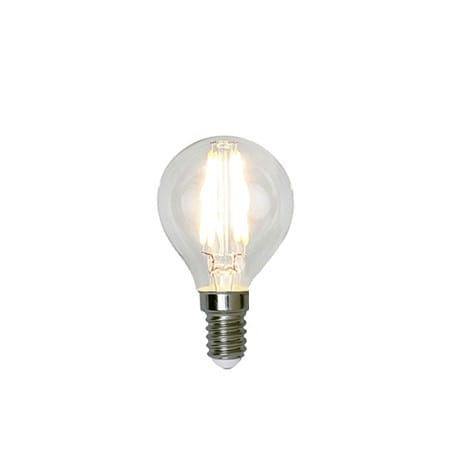 Ljuskälla LED filament Klot 3,2W dimbar E14, Klar Globen Lighting