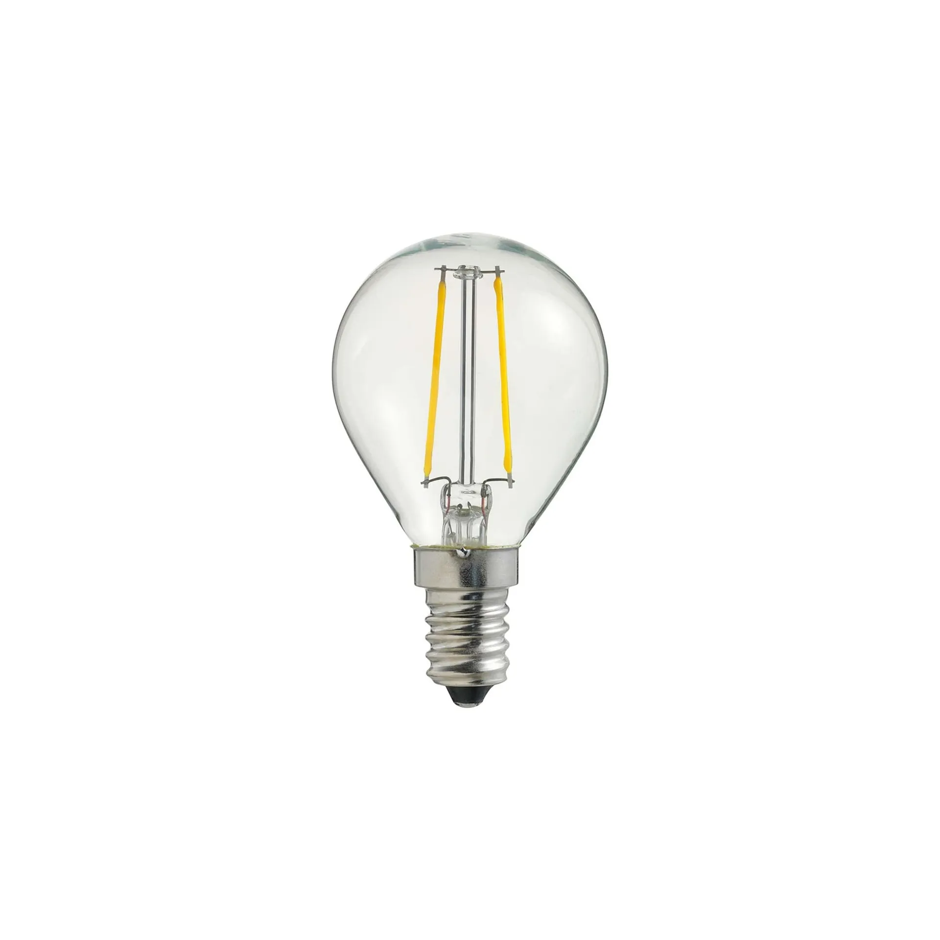Ljuskälla LED filament Klot E14, Klar Globen Lighting