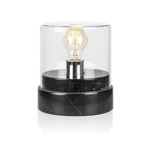 Marmi Wide bordslampa, Svart Globen Lighting