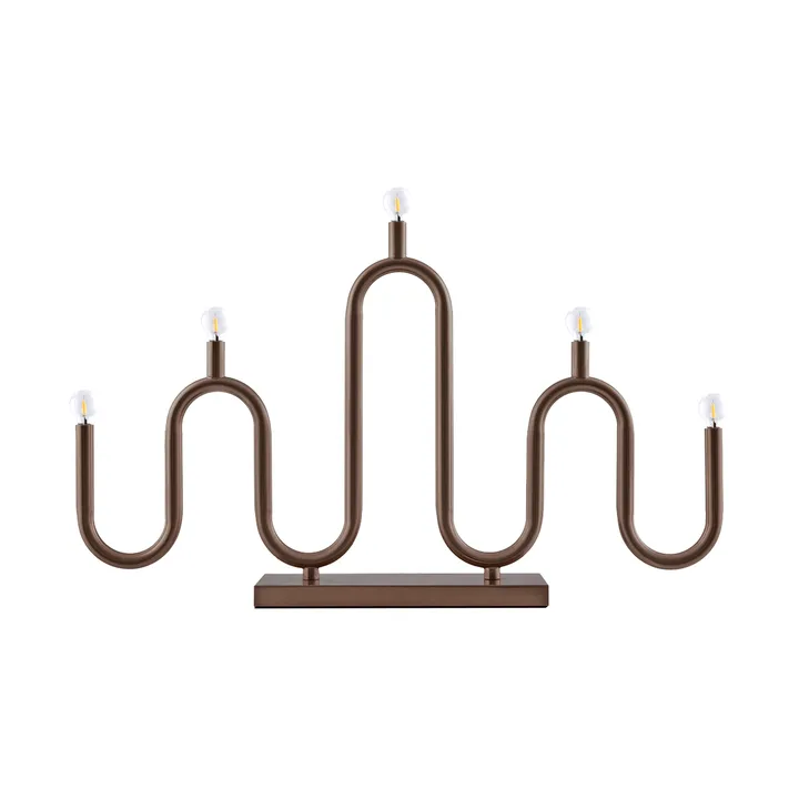 Noel 5 adventsljusstake - Bronze - Globen Lighting