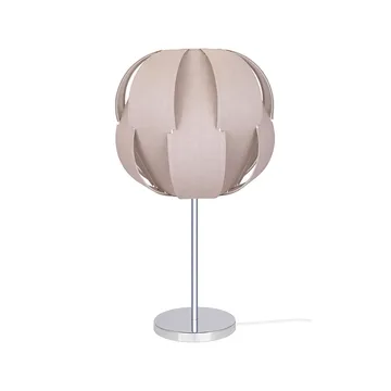 Pavot 25 bordslampa - beige, kromstativ - Globen Lighting