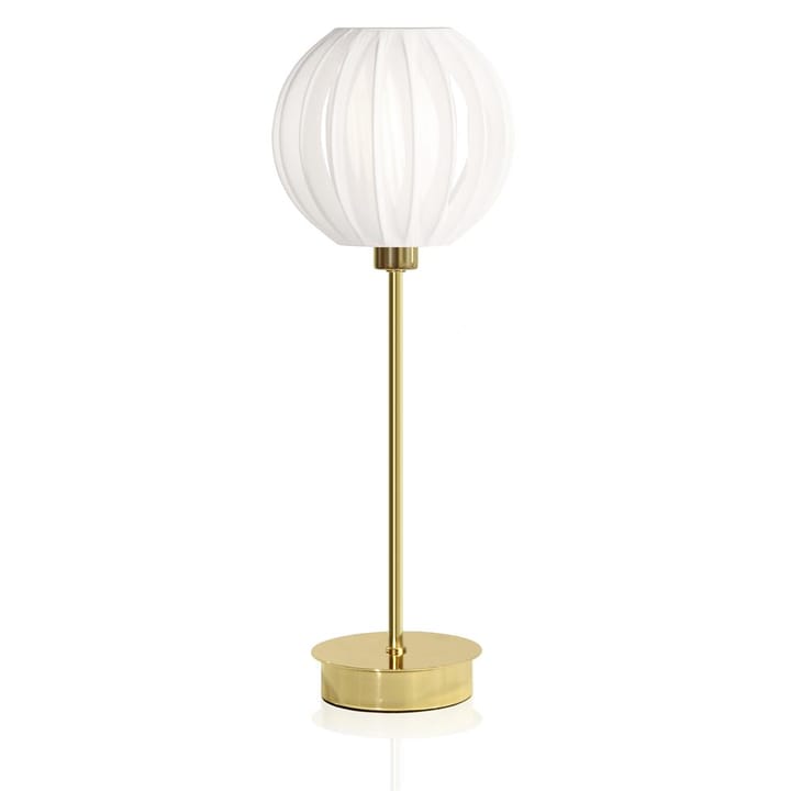 Plastband bordslampa, mässing Globen Lighting