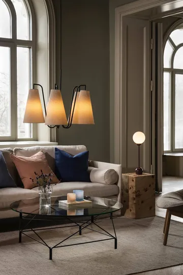 Ripley bordslampa - Burgundy (röd), 52 cm - Globen Lighting