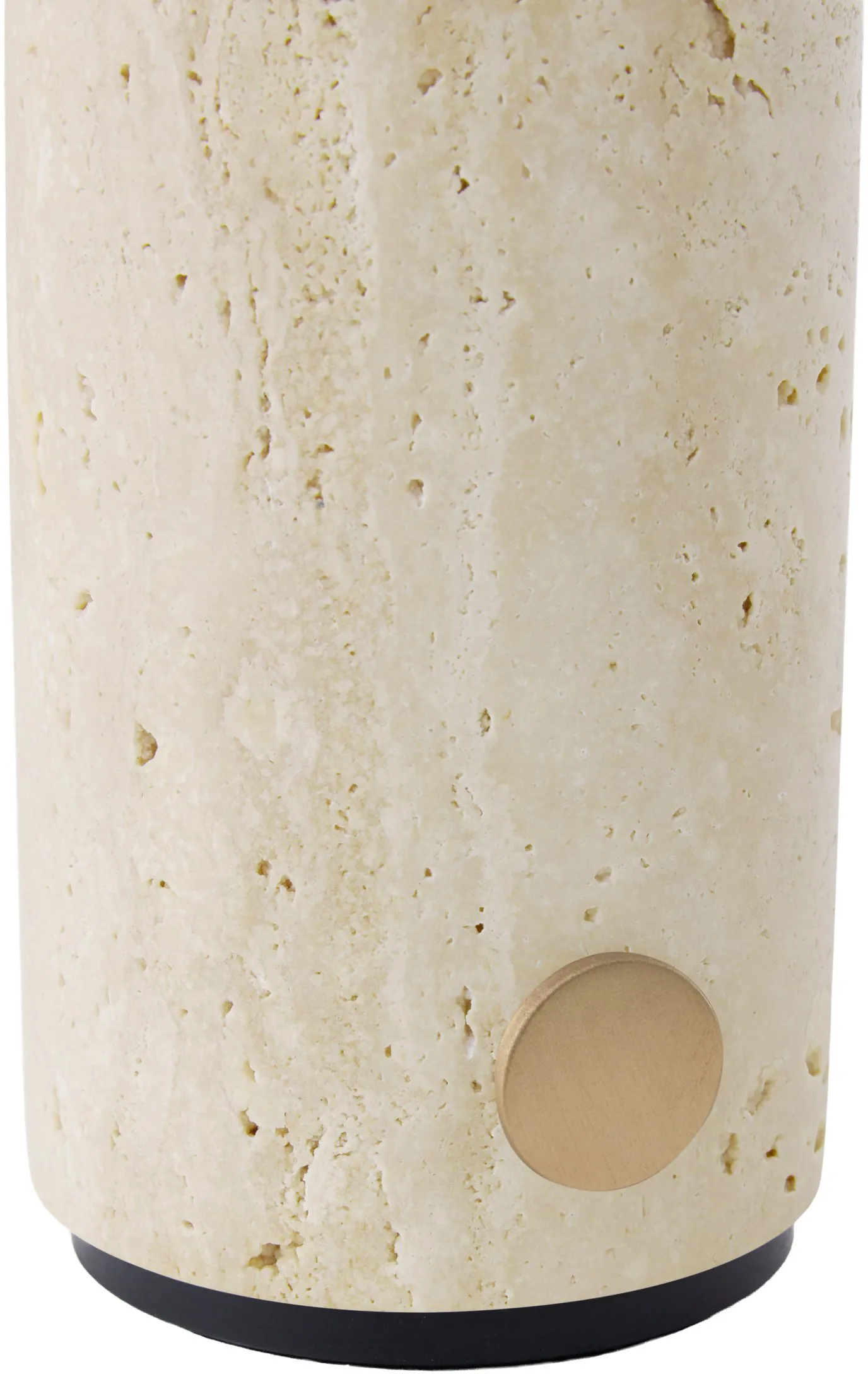 Torrano bordslampa portabel, Beige travertine, 27,5 cm Globen Lighting