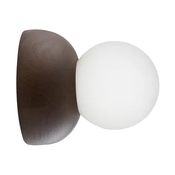 Torrano vägglampa/plafond 13 cm - Brunbetsad ek - Globen Lighting