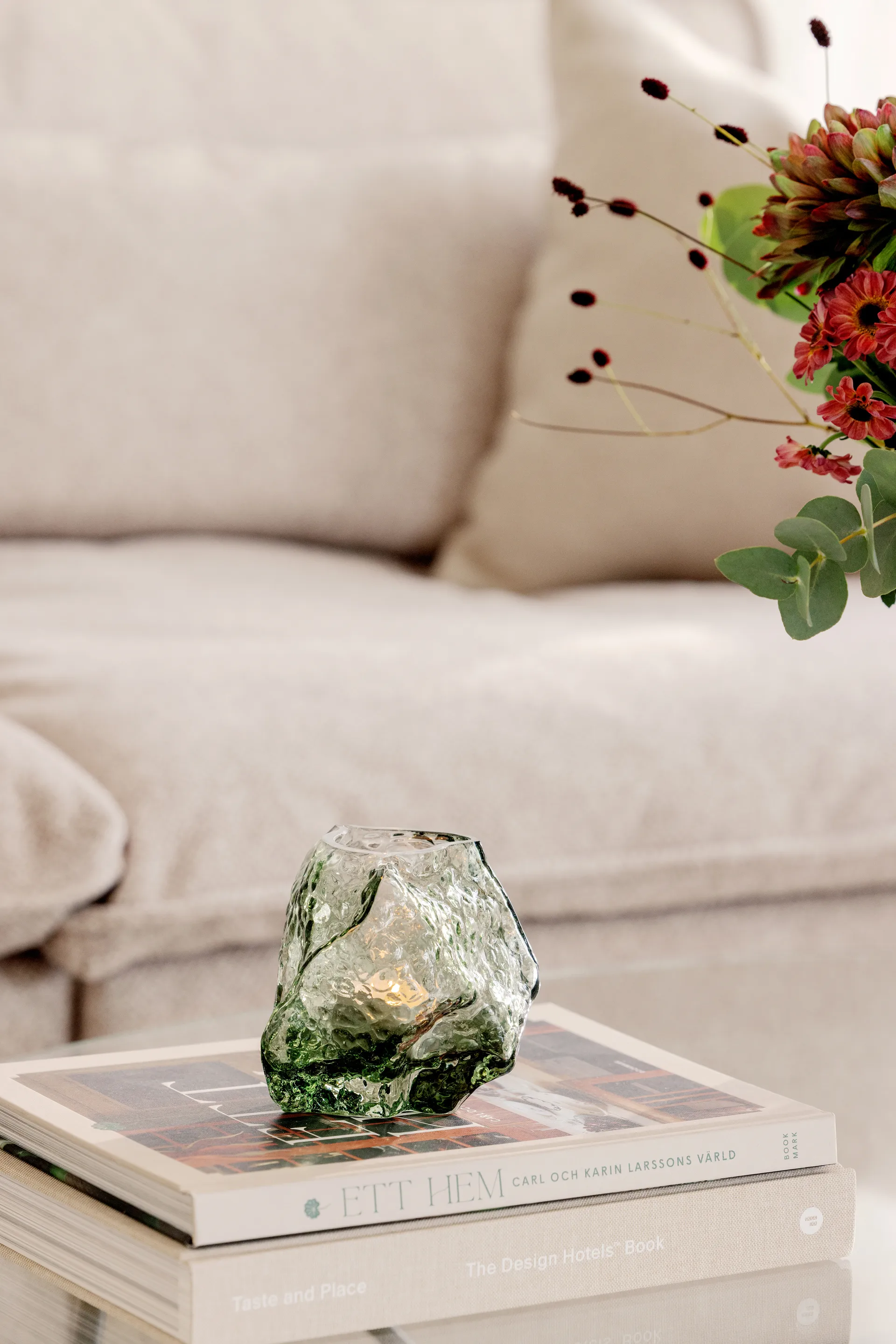 Valerie 12 värmeljushållare, Grön Globen Lighting