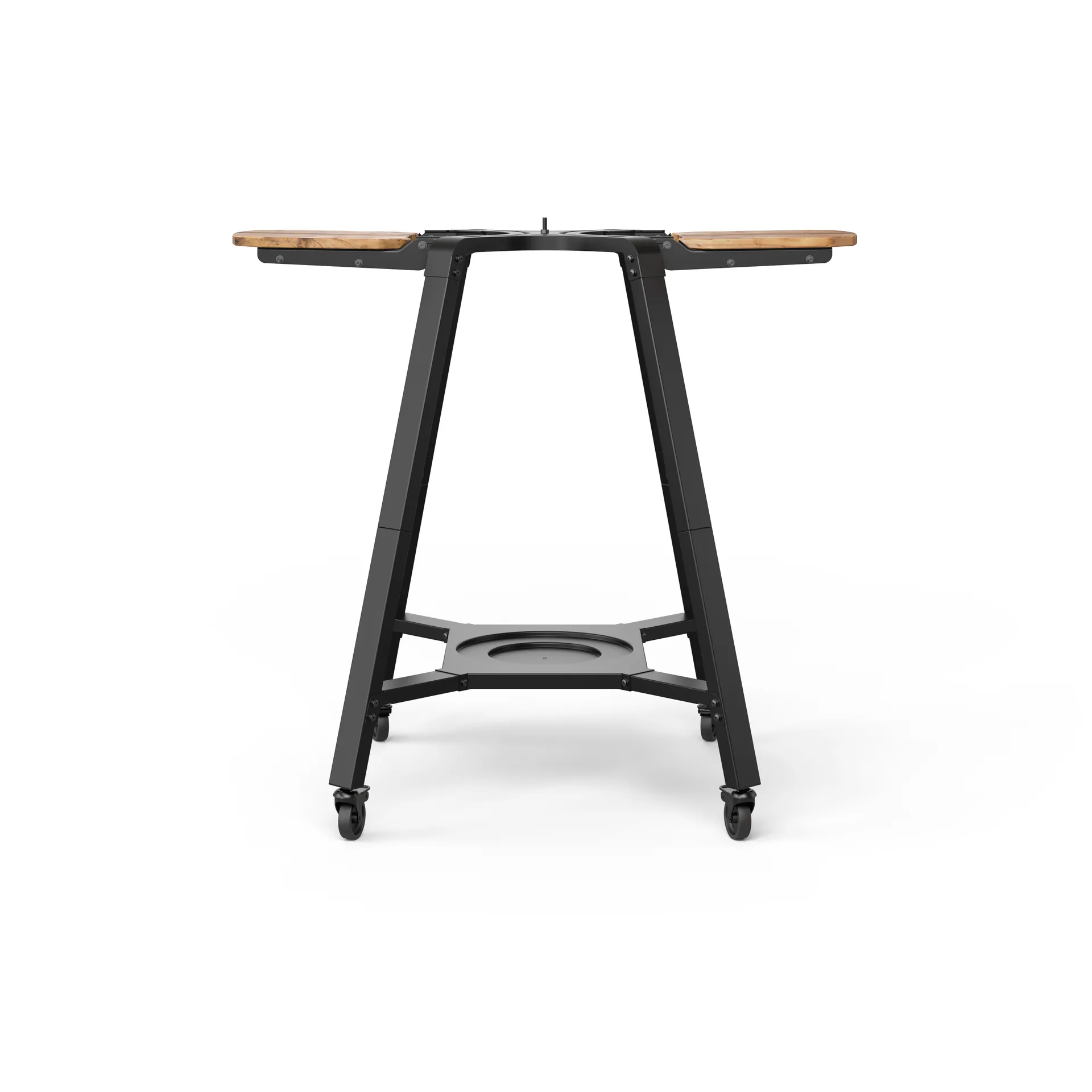 Gozney Arc stativ med sidobord, Svart-akacia Gozney