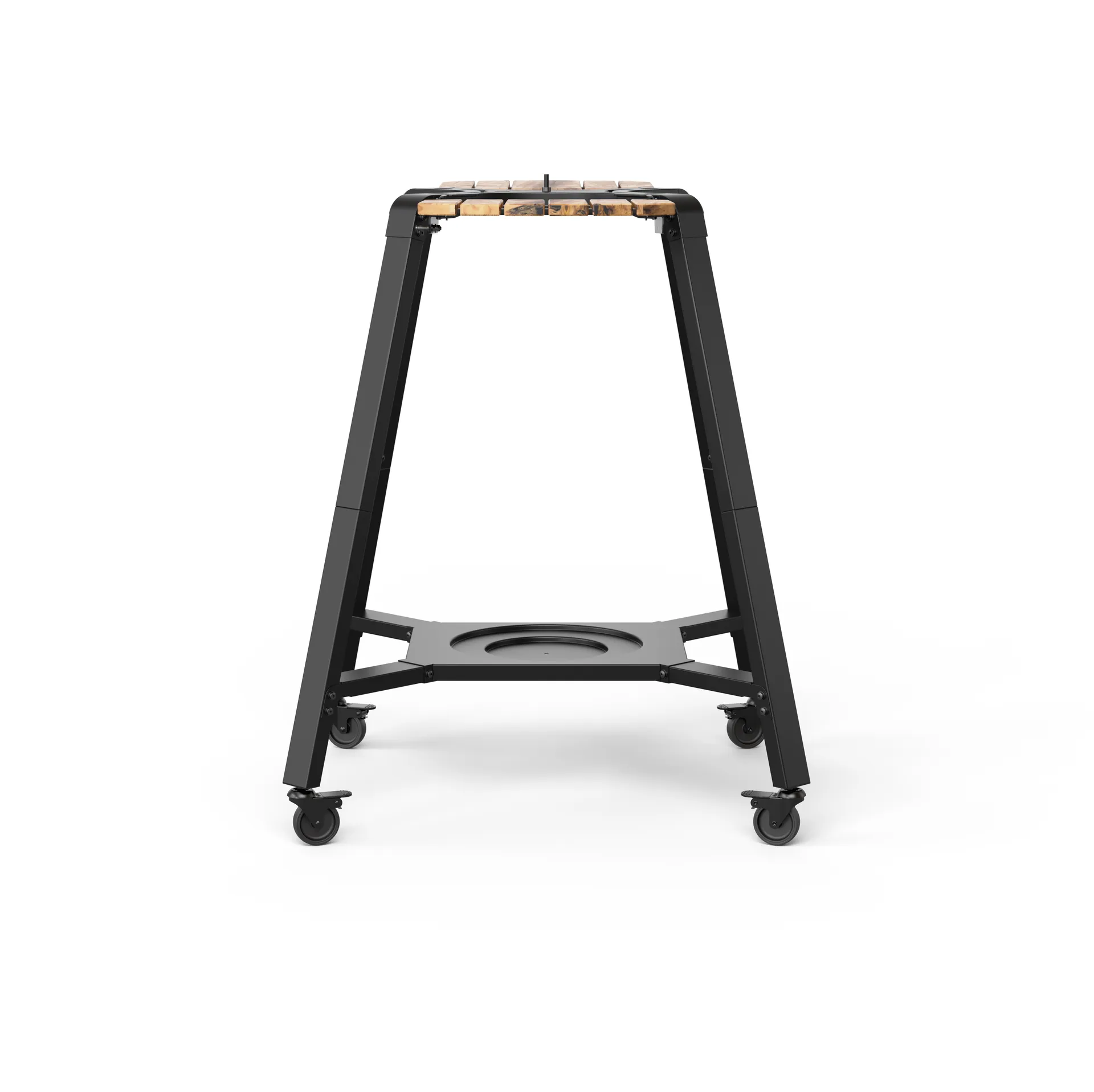 Gozney Arc stativ med sidobord, Svart-akacia Gozney