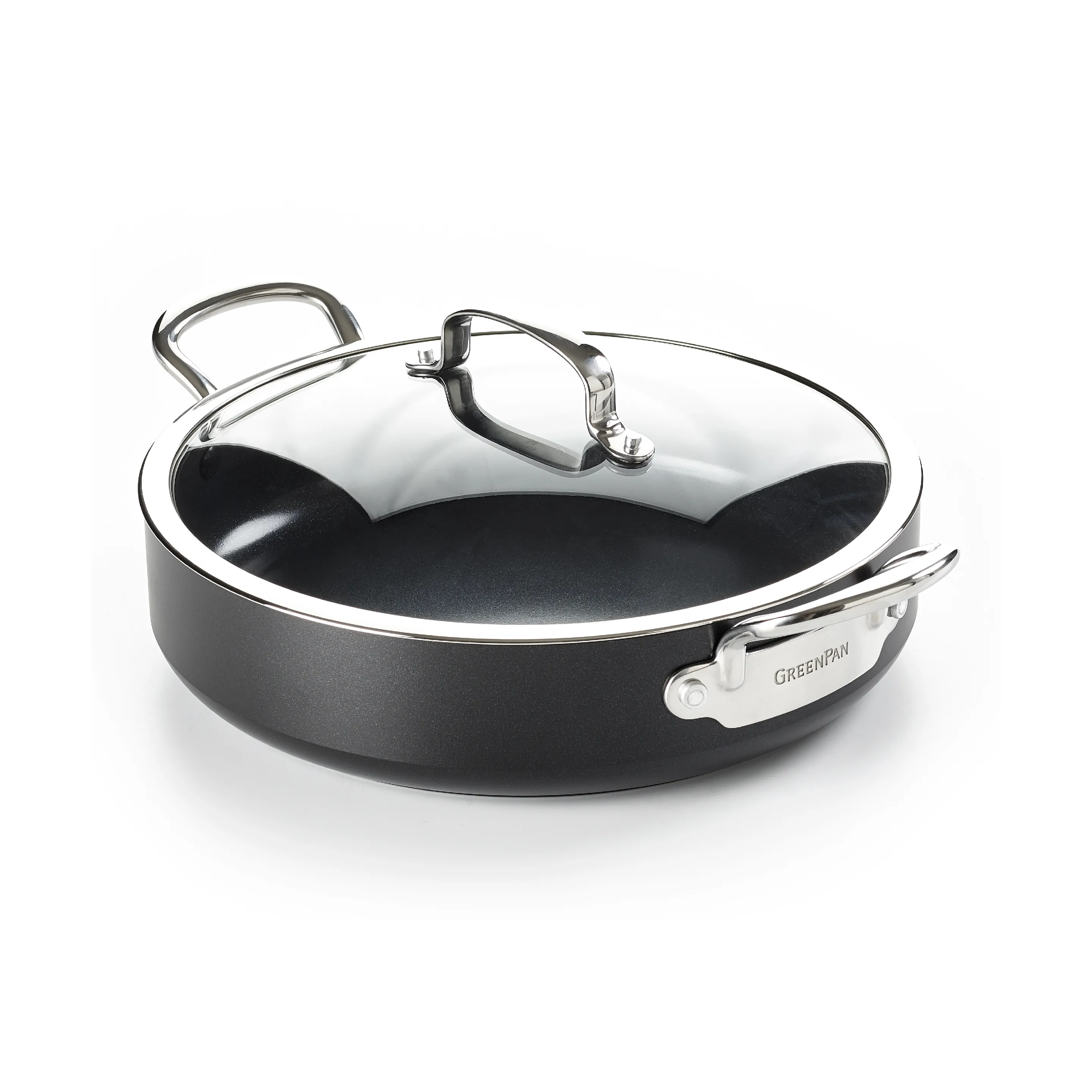 GreenPan Barcelona traktörpanna med lock, 30 cm