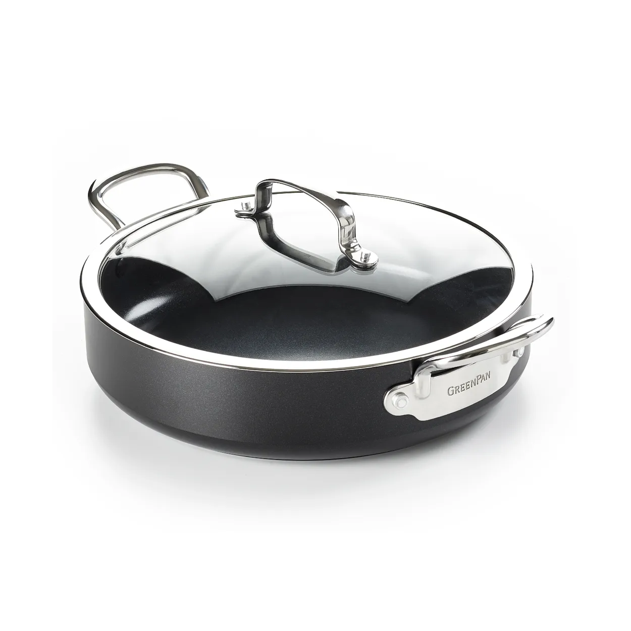 Alternativ bild 0 för GreenPan Barcelona Traktörpanna med Lock 30 cm