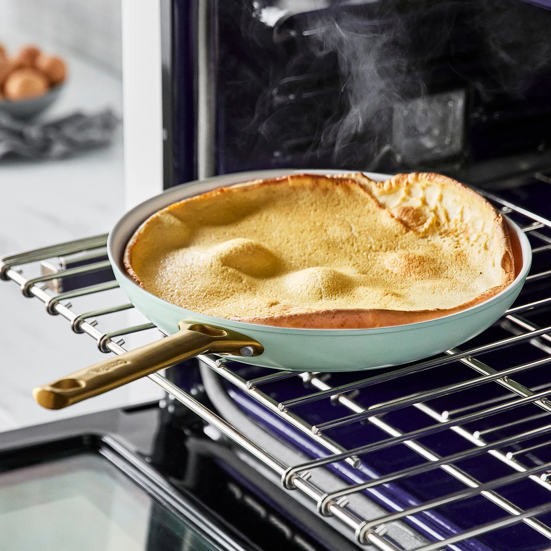 Padova gryt- och stekpanneset 10 delar, Mint green GreenPan