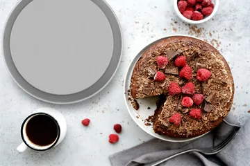 Silver Eligance bakform - Stål, rund, Ø28x5,2 cm - Guardini