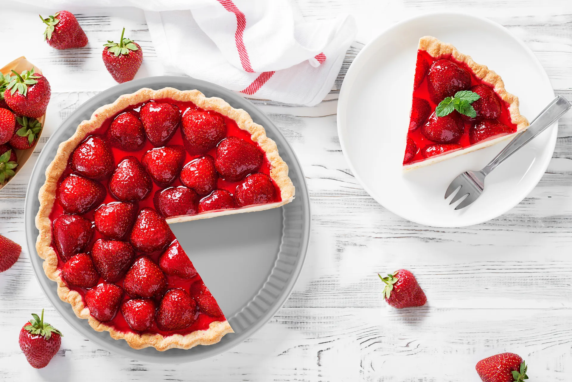 Silver Eligance pajform/kakform, Stål, rund, Ø28x4 cm Guardini