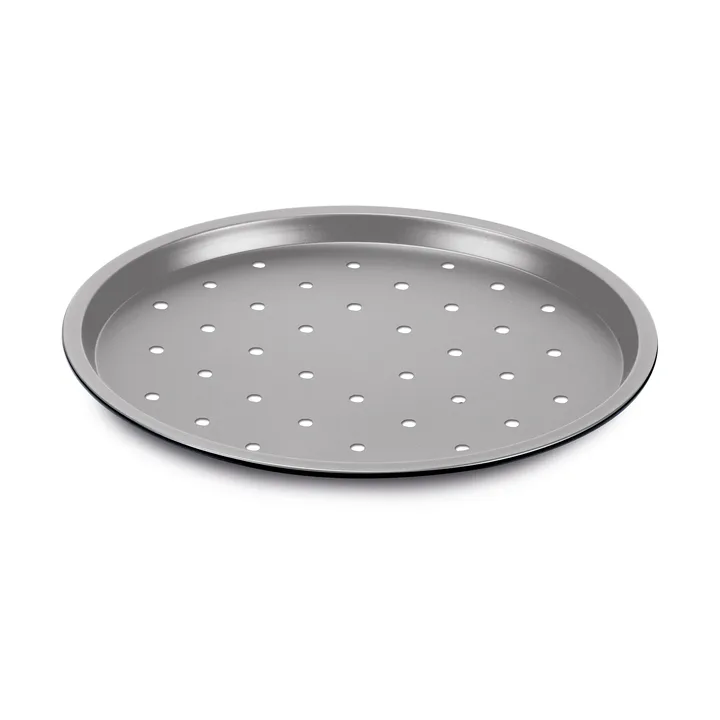Silver Eligance pizzaplåt - Stål, perforerad, Ø32 cm - Guardini