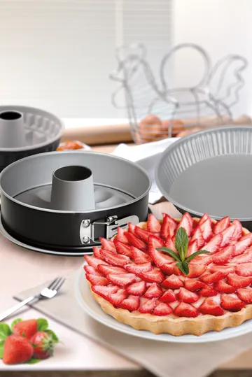 Silver Eligance springform - Stål, inklusive mittkon, Ø26 cm - Guardini