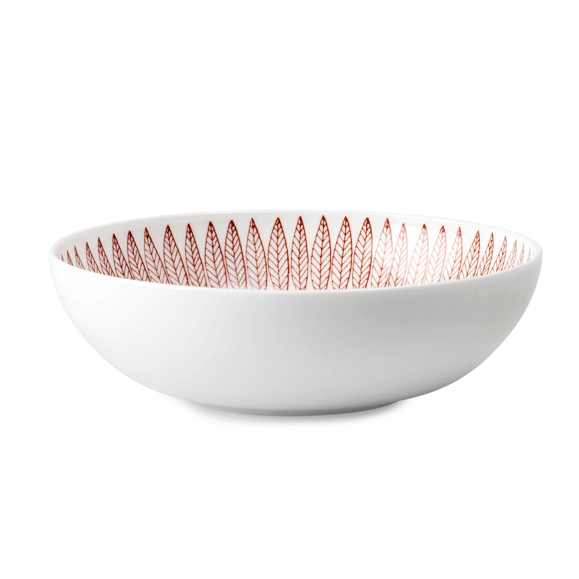 Gustafsbergs Porslinsfabrik R&ouml;d Salix sk&aring;l &Oslash; 17 cm