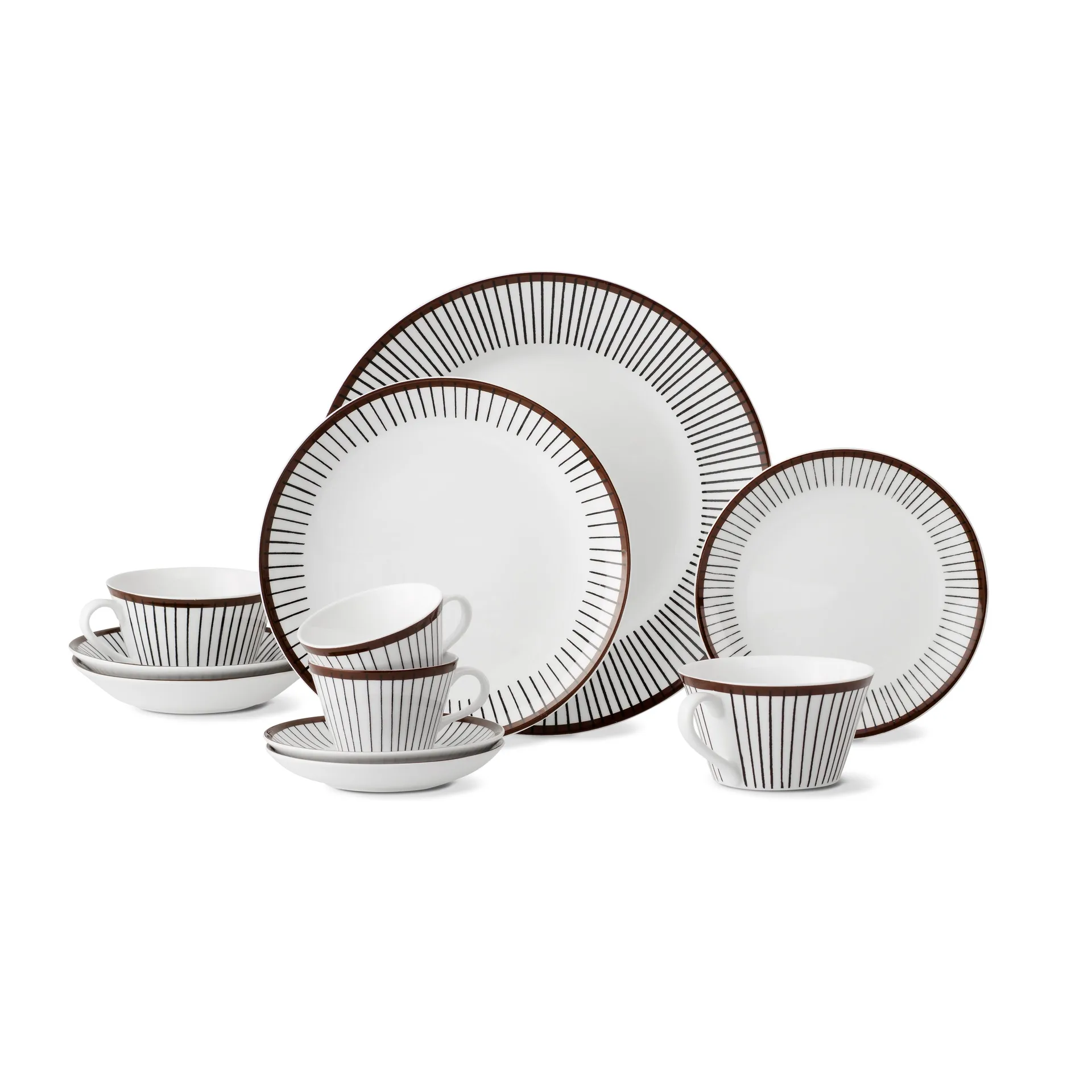 Ribb tallrik, Ø 22 cm Gustavsbergs Porslinsfabrik